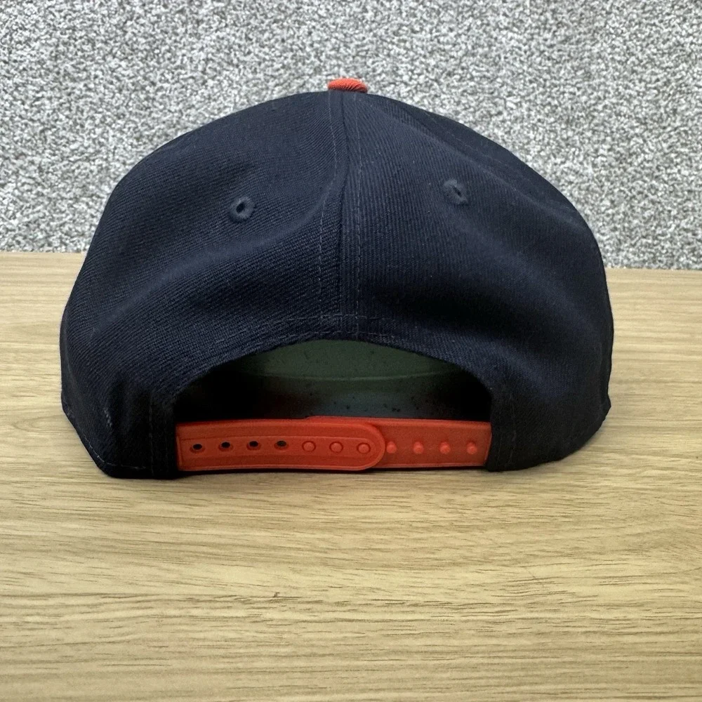 Auburn Tigers Hat Cap Snap Back 4 Bar Script New Era 9Fifty Orange Blue Football
